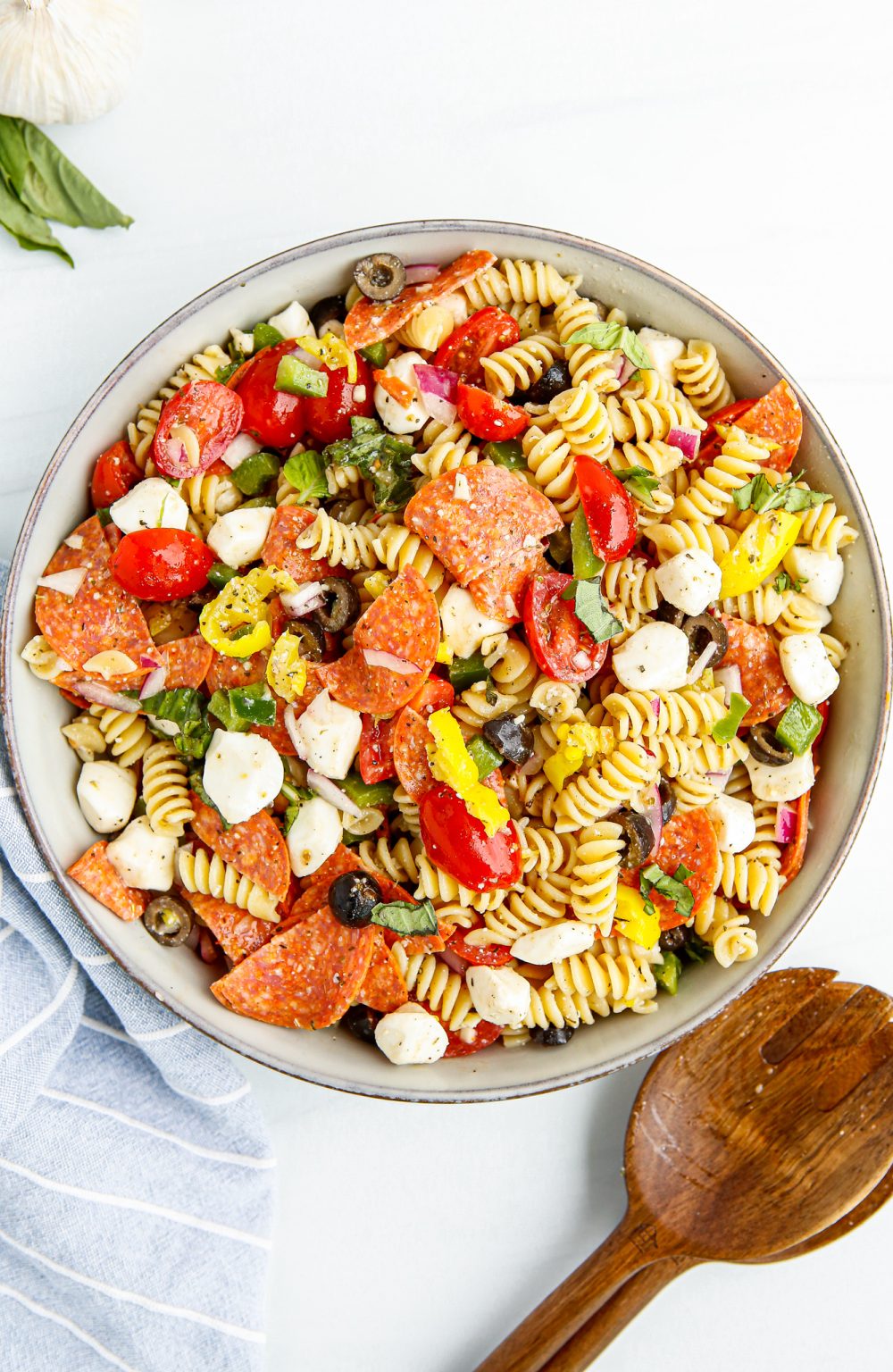 PIZZA PASTA SALAD + Eat Salad Every Day